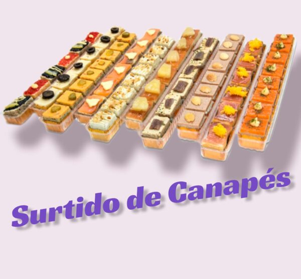 surtido de canapes 68 unidades